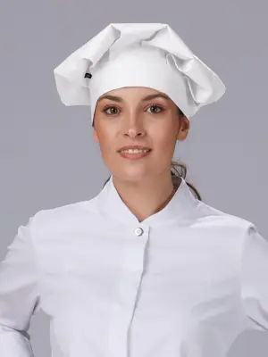 Gorro gran chef blanco ajustable con velcro 445V00 Garys