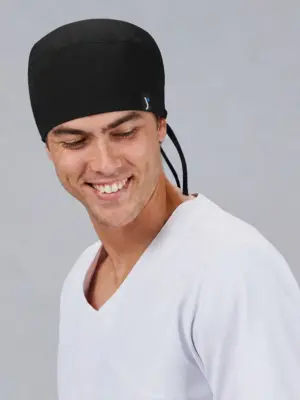 Gorro cirujano elรกstico microfibra con tiras 446500 Garys