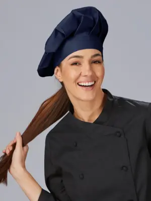 Gorro gran chef tejido sarga cierre velcro 4481v0 Garys