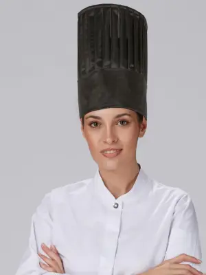 Gorro alto chef nylon profesional 448400 Garys