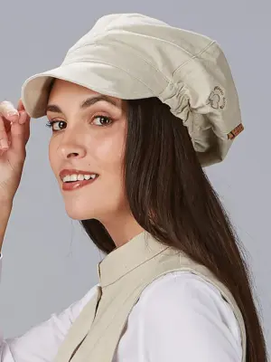 Gorra Gatsby algodรณn orgรกnico para hostelerรญa 449700 Garys