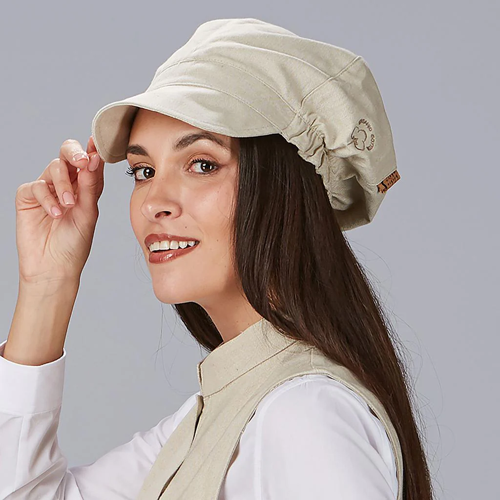 Gorra Gatsby algodón orgánico para hostelería 449700 Garys