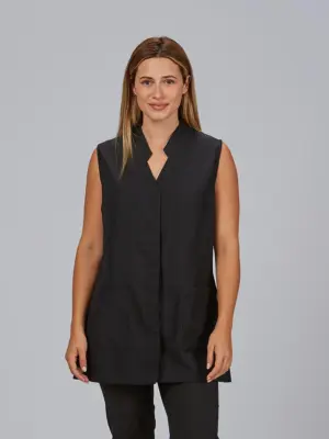 Bata de mujer con bolsillos sin mangas 100% microfibra ZOE Garys