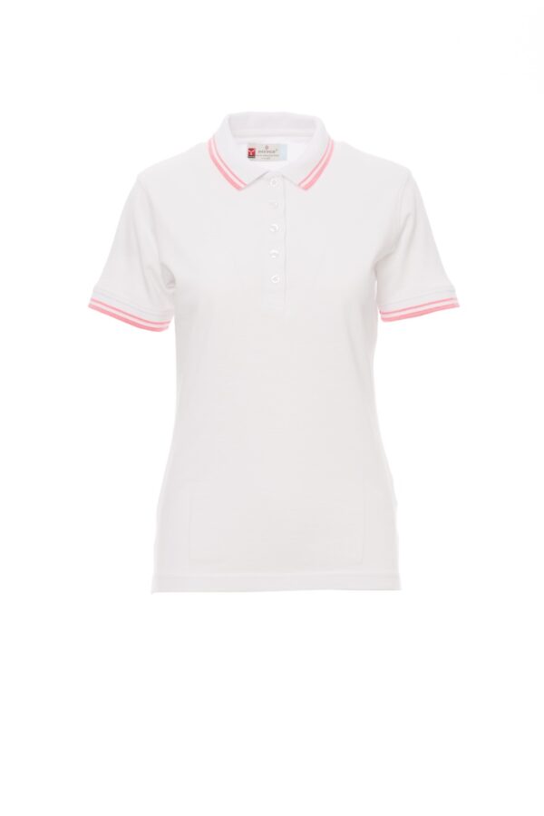 Polo de mujer manga corta 100% algodón cuello y mangas con ribete  a contraste SKIPPER LADY Payper - Imagen 21