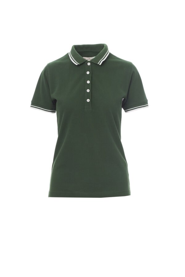 Polo de mujer manga corta 100% algodón cuello y mangas con ribete  a contraste SKIPPER LADY Payper - Imagen 16