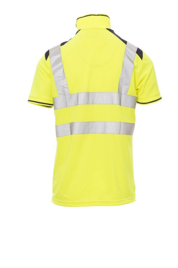 Polo de manga corta en Alta Visibilidad con detalles a contraste GUARD+ Payper - Imagen 2