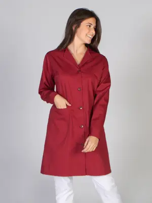 Bata mujer manga larga sin puños tejido sarga 550000 Garys