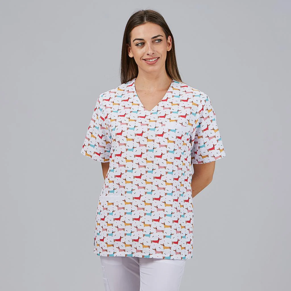 Blusa unisex manga corta estampada MIKA 600071 Garys