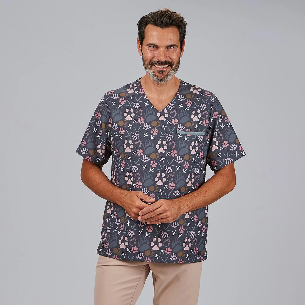 Blusa unisex manga corta estampada MIKA 600071 Garys - Imagen 4