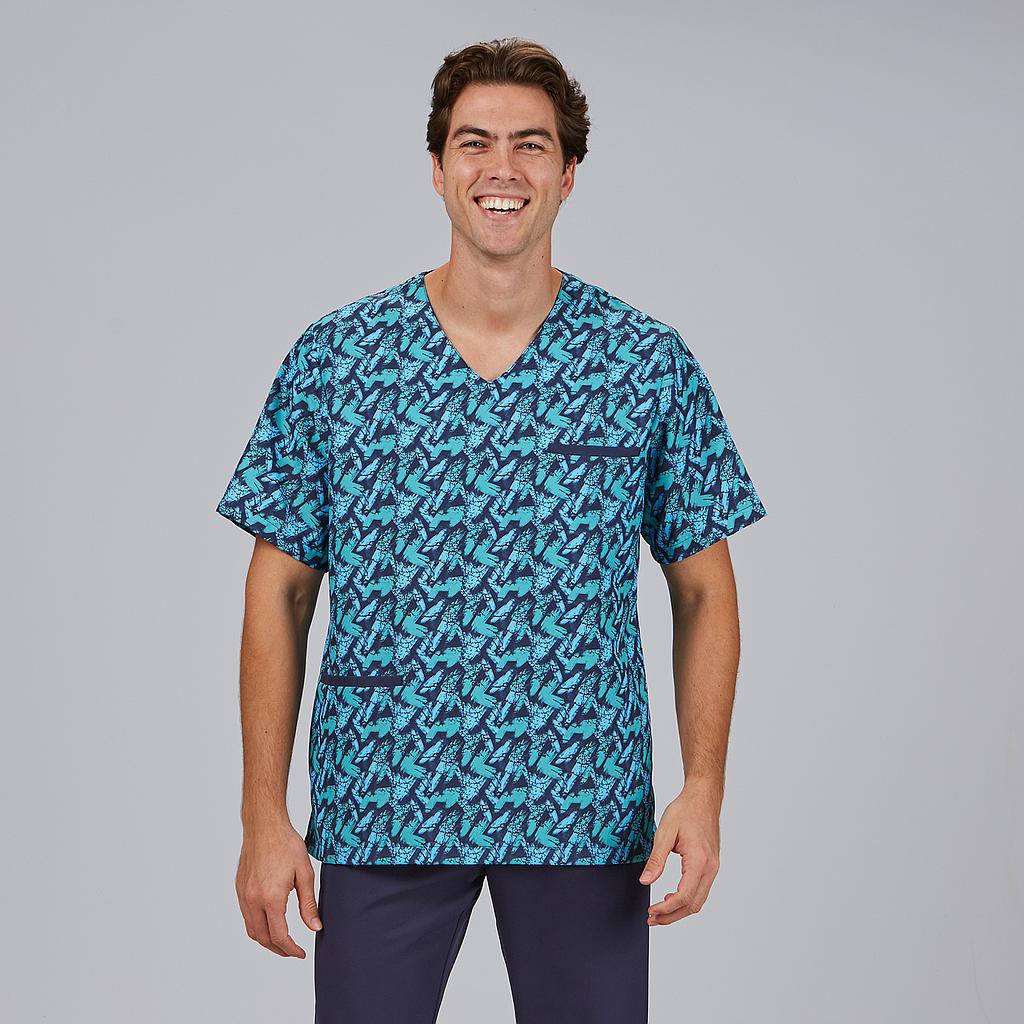 Blusa unisex manga corta estampada MIKA 600071 Garys - Imagen 9