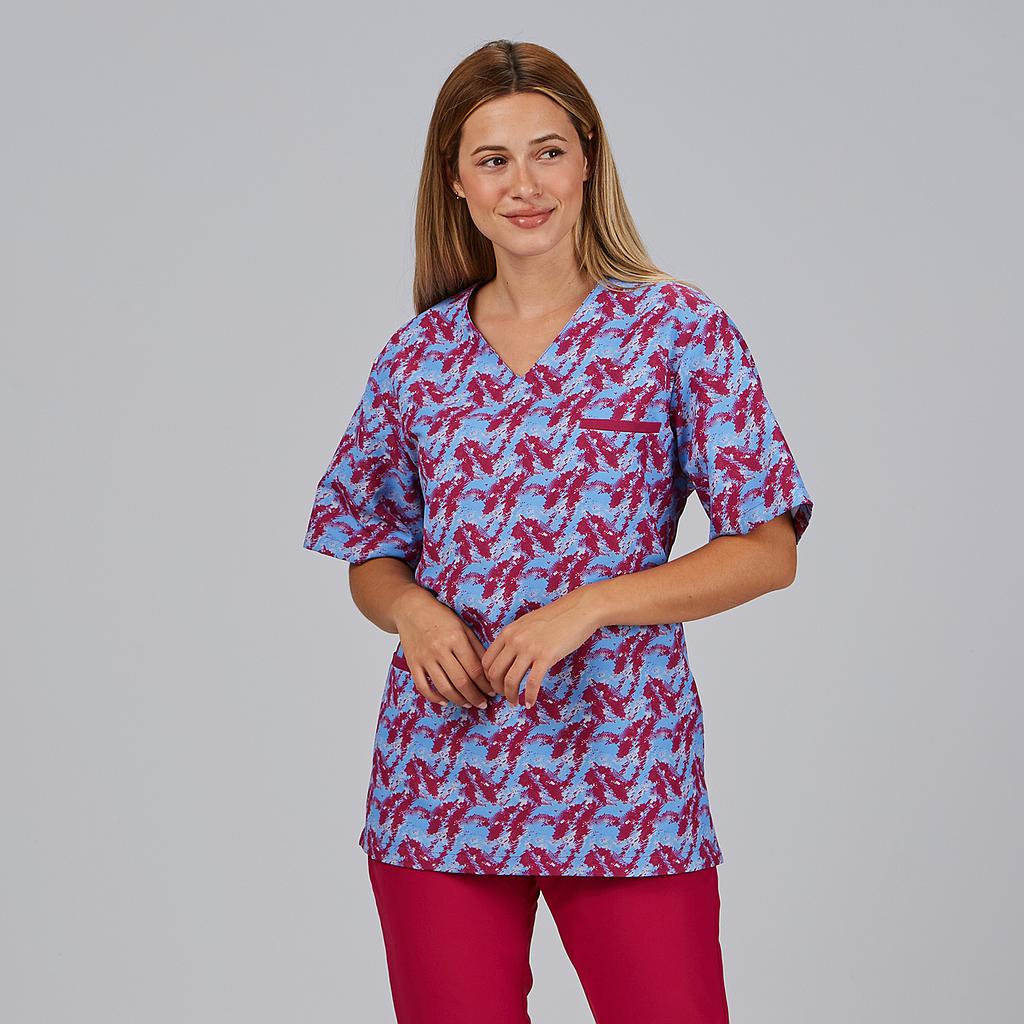 Blusa unisex manga corta estampada MIKA 600071 Garys - Imagen 10