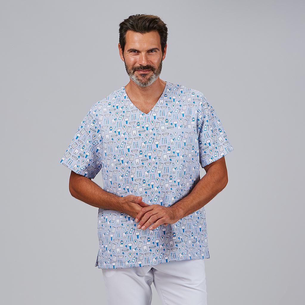 Blusa unisex manga corta estampada MIKA 600071 Garys - Imagen 14