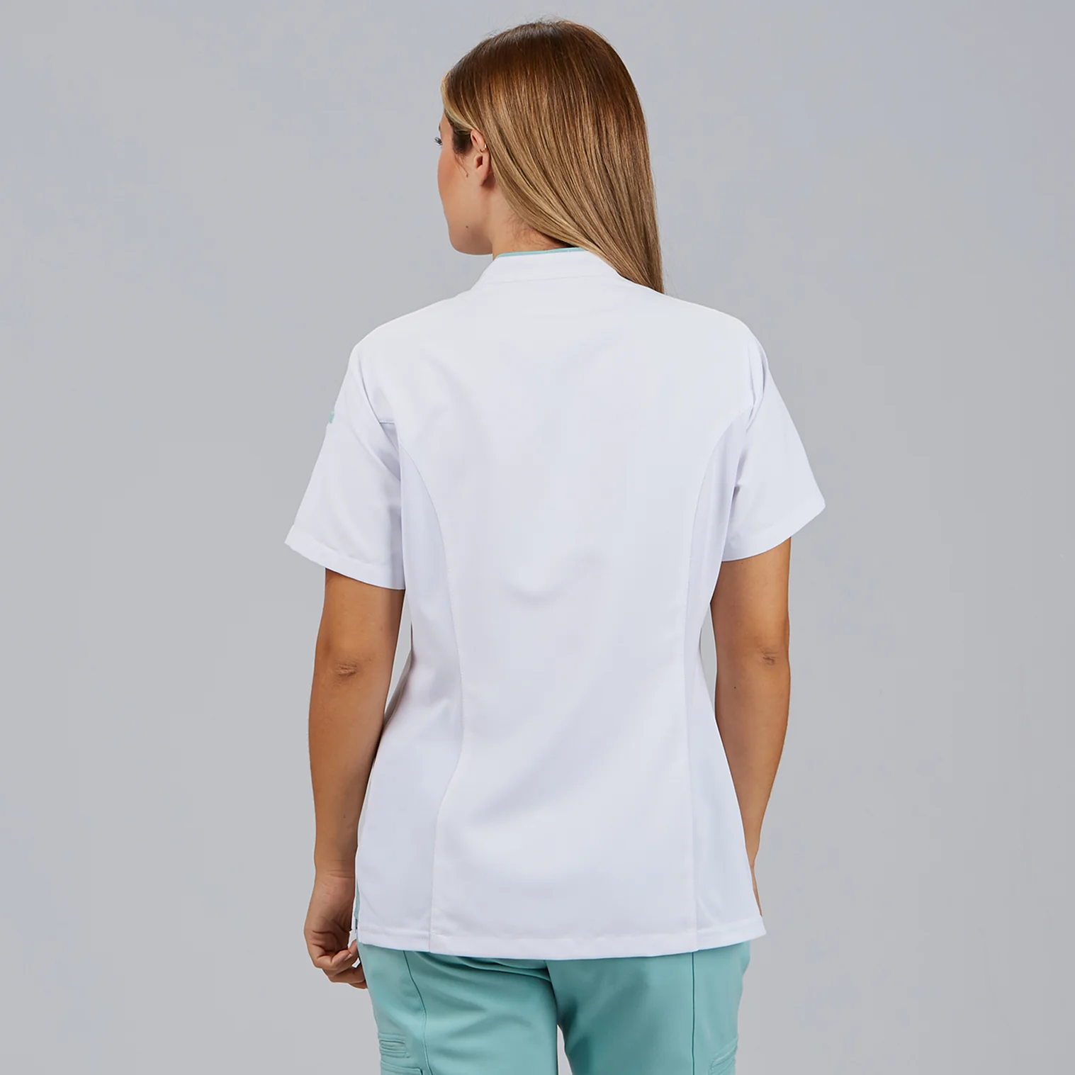 BLUSA MUJER ABIERTA CUELLO MAO M/C YLENA 600094 Garys - Imagen 2