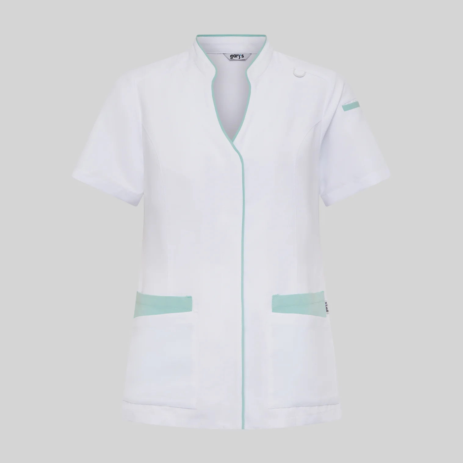 BLUSA MUJER ABIERTA CUELLO MAO M/C YLENA 600094 Garys - Imagen 4