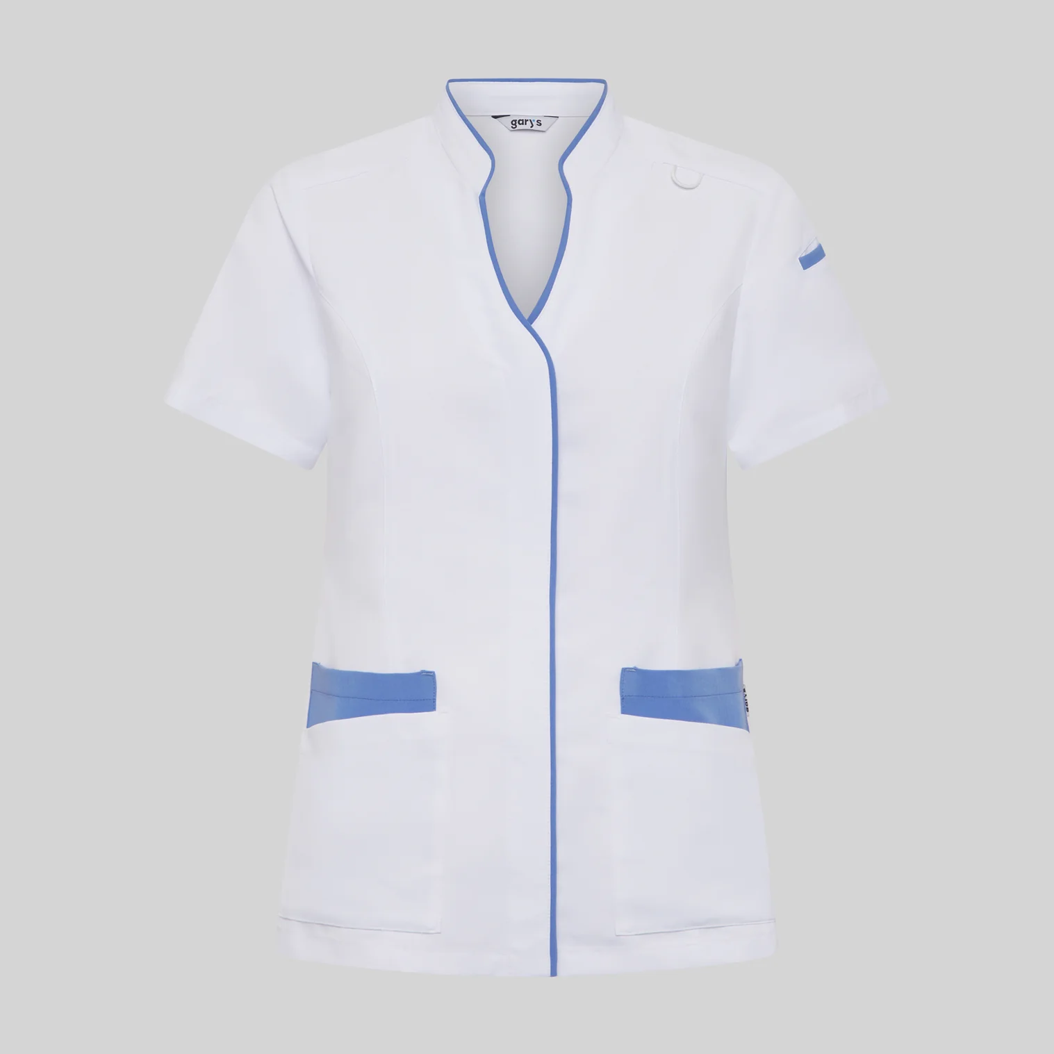 BLUSA MUJER ABIERTA CUELLO MAO M/C YLENA 600094 Garys - Imagen 6
