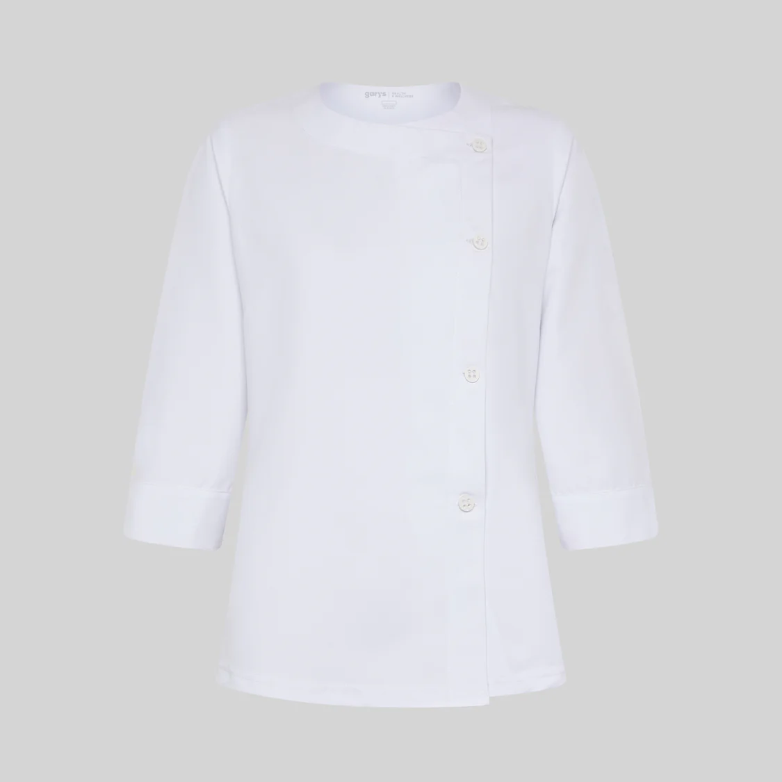 Bata mujer manga corta con boton visto LAIA 600113 Garys - Imagen 4