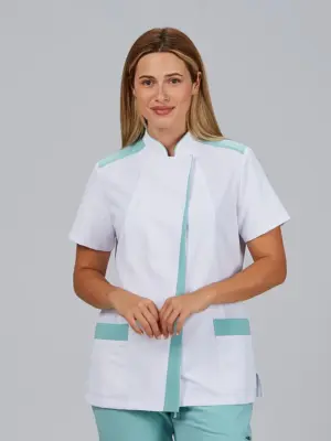 BLUSA MUJER ABIERTA CUELLO MAO M/C 600116 JUDIT Garys