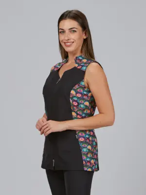 Blusa mujer cremallera completa sin mangas NAIA 600119 Garys