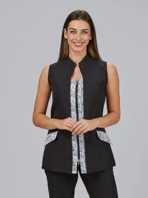 Blusa mujer cuello mao cremallera completa LUISA 600127 Garys