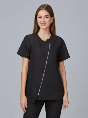 Blusa mujer con cremallera completa manga corta ELBA 652200 Garys