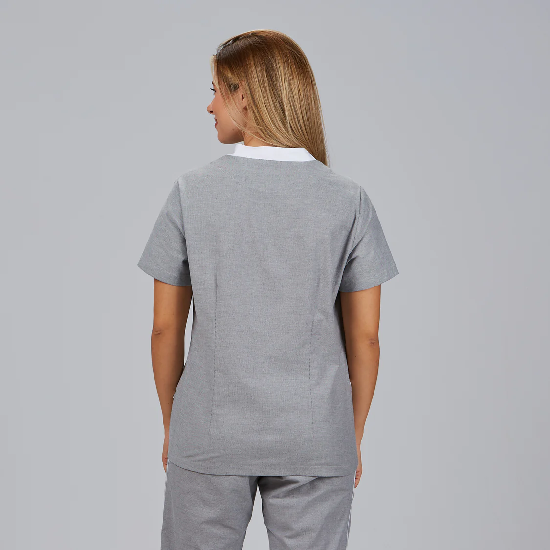 Blusa mujer con tejido oxford manga corta BRENDA 656200 Garys - Imagen 3