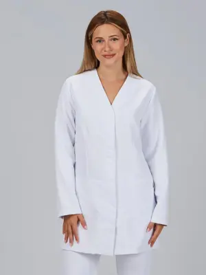 Bata mujer manga larga con corchetes VICTORIA 660900 Garys