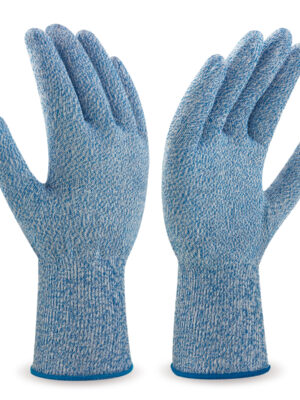 Guante anti-corte nivel 5 color azul para industria alimentaria. Stahlnetz cutguard bluetouch 688AASIN Marca