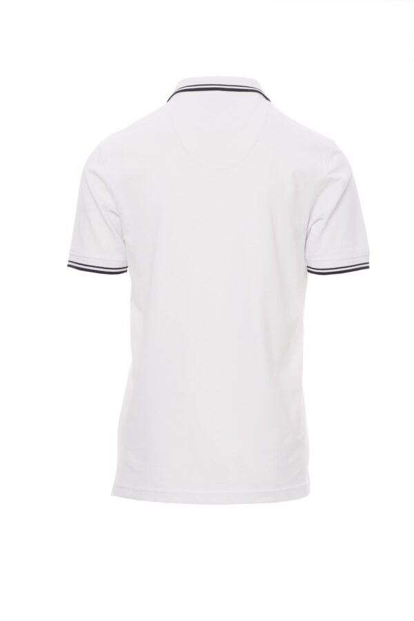 Polo de manga corta con ribete fino de contraste en cuello y mangas 100% algodón  SKIPPER Payper - Imagen 4