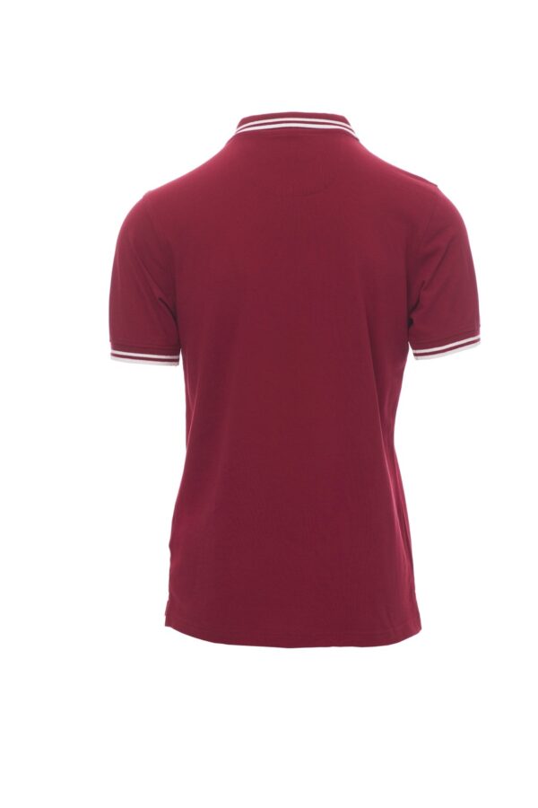 Polo de manga corta con ribete fino de contraste en cuello y mangas 100% algodón  SKIPPER Payper - Imagen 14
