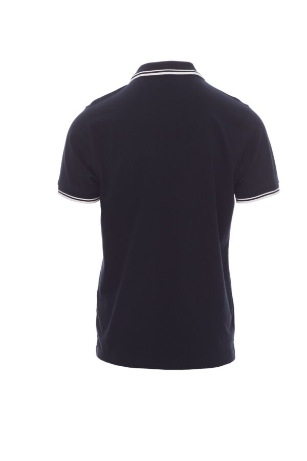 Polo de manga corta con ribete fino de contraste en cuello y mangas 100% algodón  SKIPPER Payper - Imagen 18