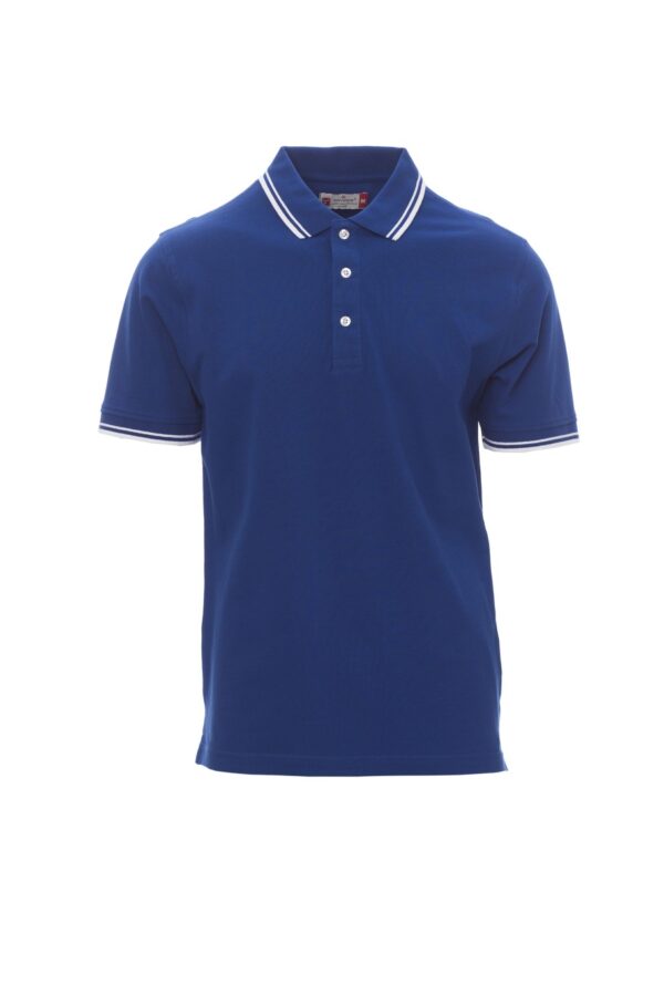 Polo de manga corta con ribete fino de contraste en cuello y mangas 100% algodón  SKIPPER Payper - Imagen 23
