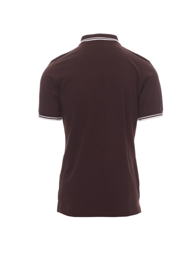 Polo de manga corta con ribete fino de contraste en cuello y mangas 100% algodón  SKIPPER Payper - Imagen 26