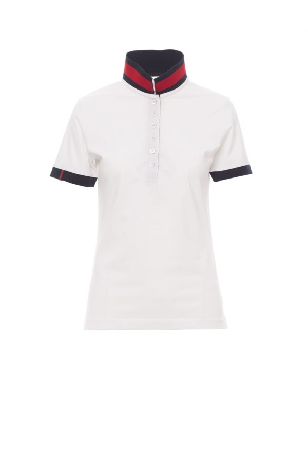Polo de manga corta para mujer detalles a contraste MEMPHIS LADY Payper - Imagen 2