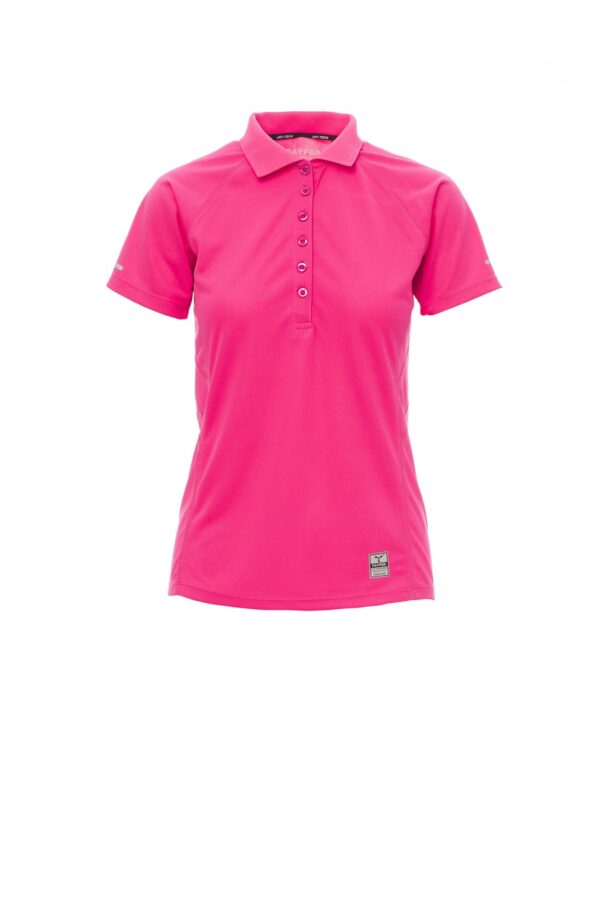 Polo técnico deportivo mujer mangas reflectantes 100% poliéster TRAINING LADY Payper