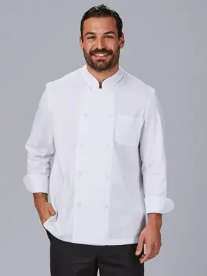 Chaqueta cocina unisex manga larga sarga 910000 Garys