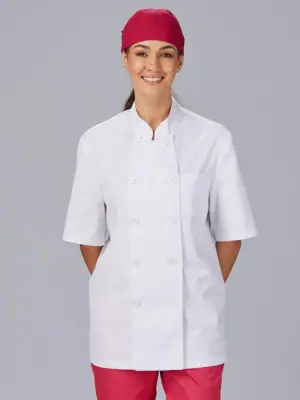 Chaqueta cocina unisex manga corta sarga 911000 Garys