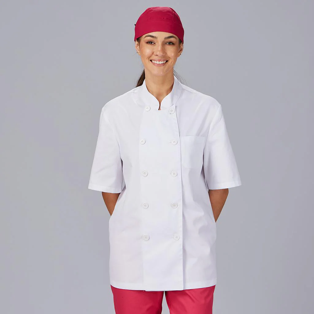 Chaqueta cocina unisex manga corta sarga 911000 Garys