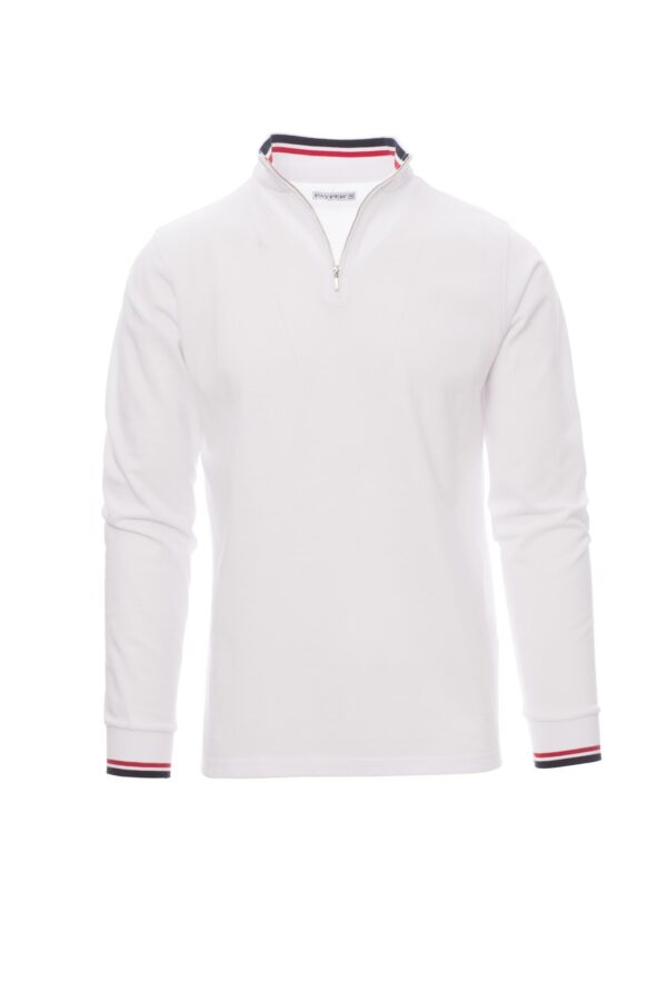 Polo de manga larga con media cremallera y cuello fino PRIVE Payper
