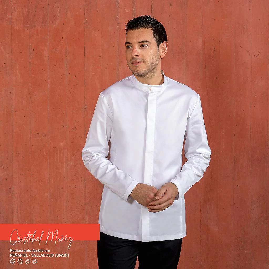Chaqueta cocina unisex manga larga Osiris 930001 Garys - Imagen 3