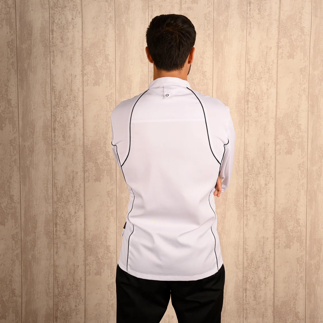 Chaqueta cocina unisex manga larga Apis 930016 Garys - Imagen 4