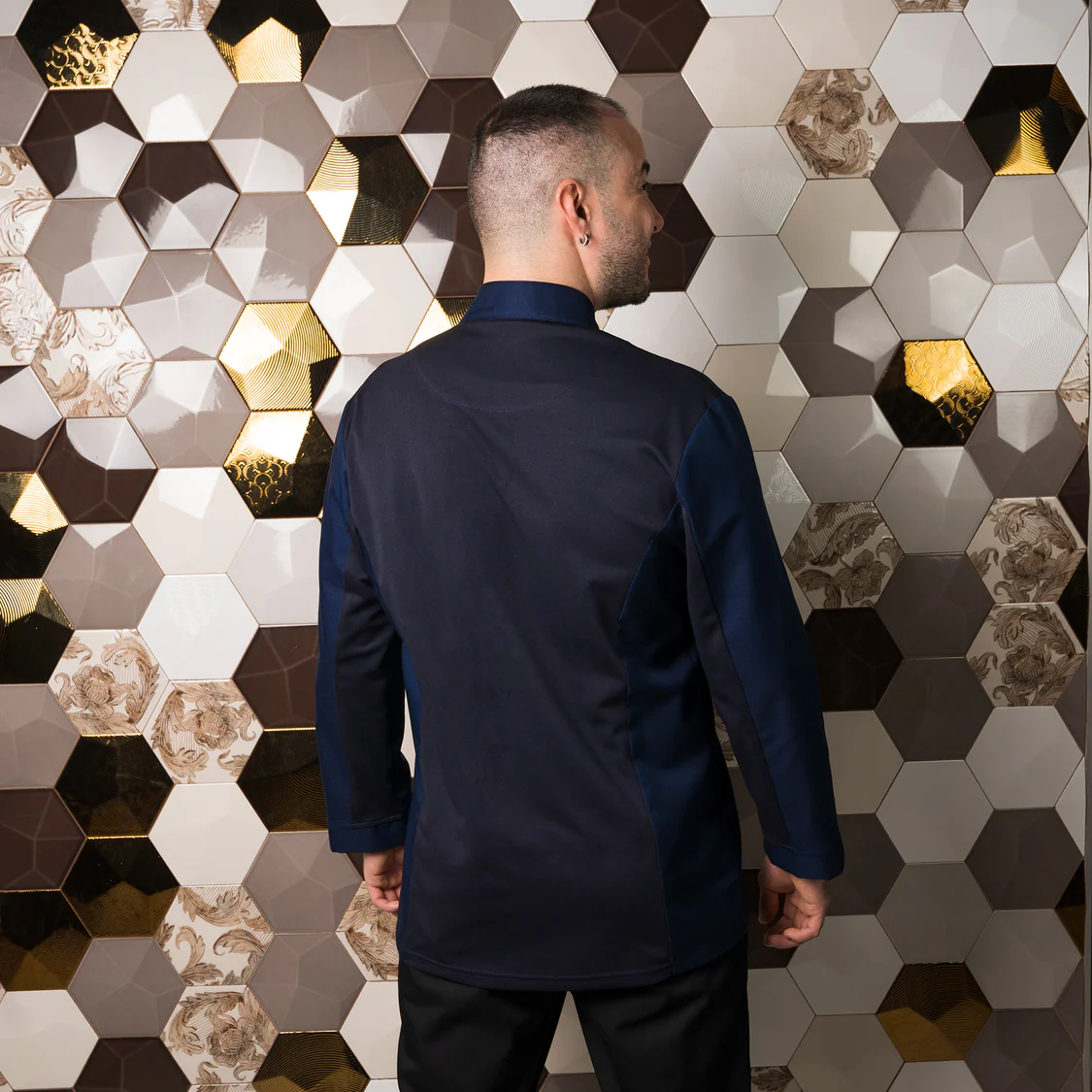 Chaqueta cocina unisex manga larga Amon 930021 Garys - Imagen 2