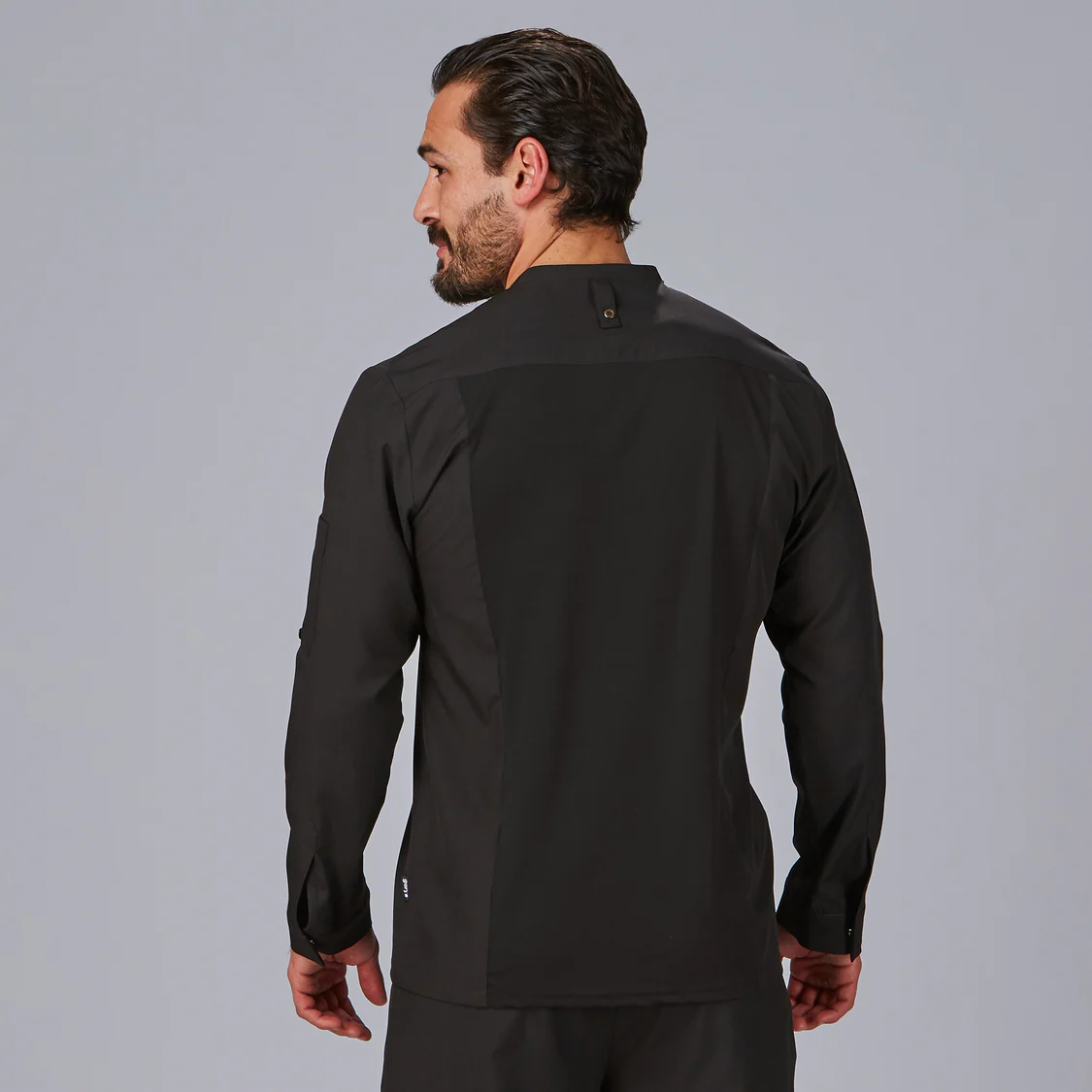Chaqueta cocina unisex combi canalé manga larga Ribo 930038 Garys - Imagen 2