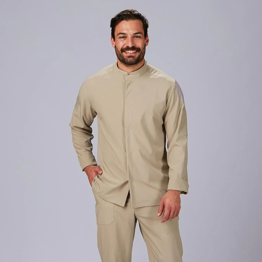 Chaqueta cocina unisex manga larga combi canale sol 930041 Garys - Imagen 7