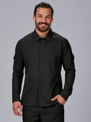 Chaqueta cocina unisex combi canale manga larga Trueba 930042 Garys