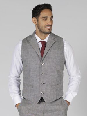 Chaleco hombre solapa Cheviot 950003 Garys