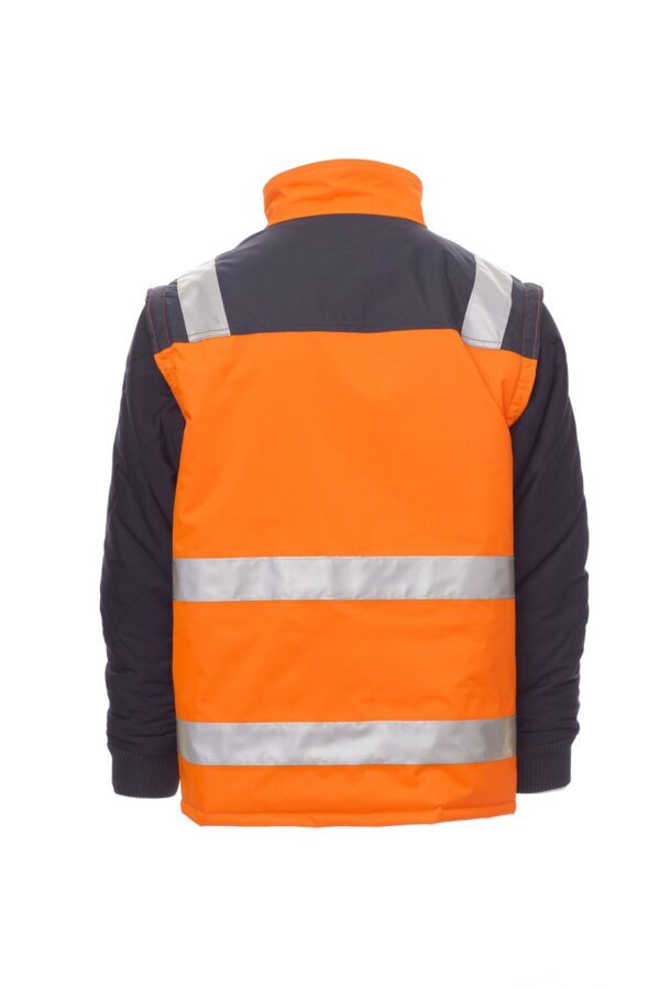 Chaqueta bicolor Alta Visibilidad Mangas desmontables HIWAY Payper - Imagen 2