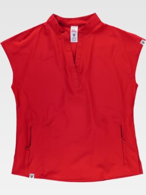 Casaca elรกstica de mujer cuello mao bolsillos laterales con cremallera b6956 Workteam