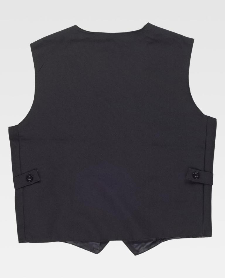 Chaleco de mujer entallado con dos bolsillos y cierre de botones b9030 Workteam - Imagen 2