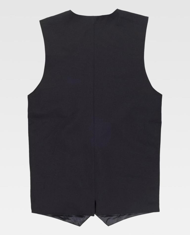 Chaleco de hombre con dos bolsillos cierre de botones b9032 Workteam - Imagen 2