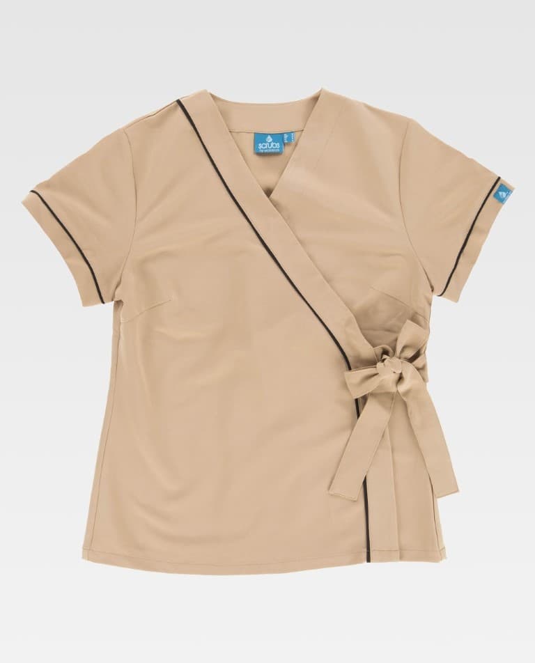 Casaca elástica entallada cruzada con nudo lateral B9510 Workteam - Imagen 4